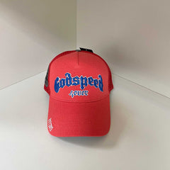 Godspeed hat caps Skull letter embroidered baseball cap Bent brim hat Men's and women's peaked
