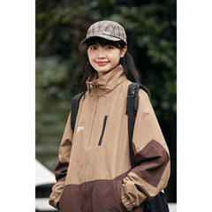 Unisex Jacket Autumn Leisure Coat Loose Lapel Jacket