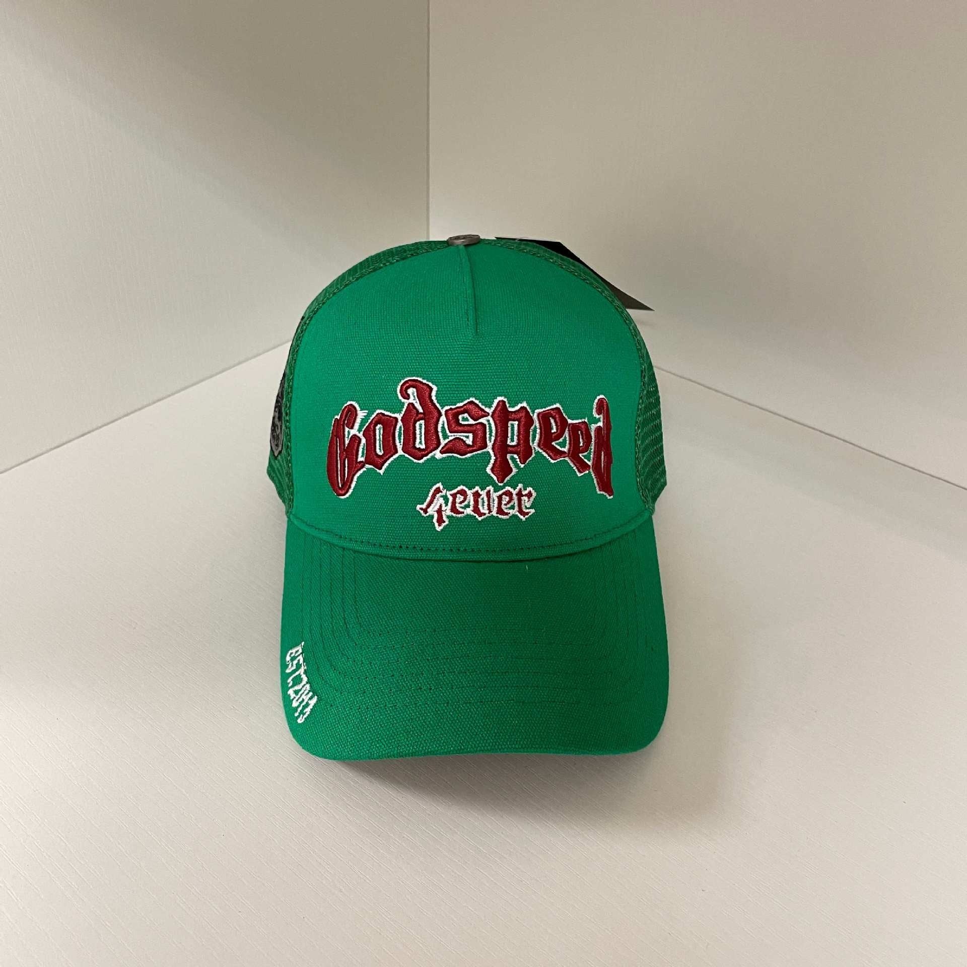 Godspeed hat caps Skull letter embroidered baseball cap Bent brim hat Men's and women's peaked