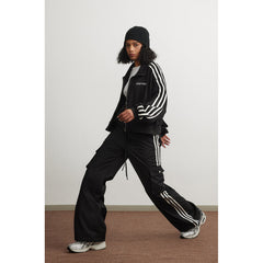 Unisex Jacket Vintage Top Sports Coat Stand Collar Jacket