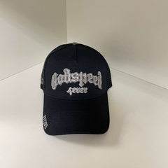 Godspeed hat caps Skull letter embroidered baseball cap Bent brim hat Men's and women's peaked