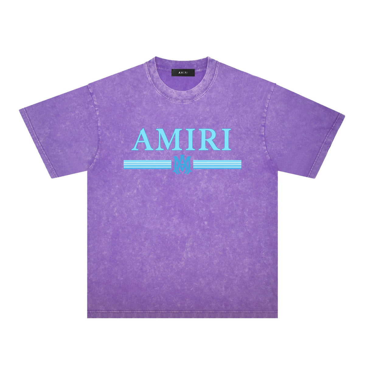 Amiri Washed Distressed T Shirt Printed Trendy Pure Cotton