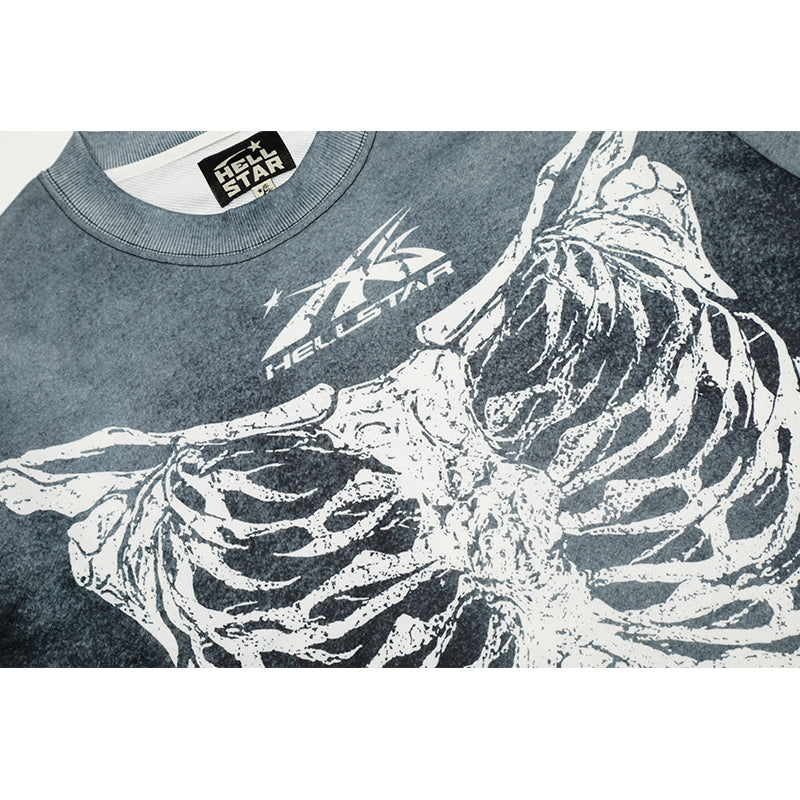 Hellstar Long Sleeve Shirts Hip-hop loose oversize