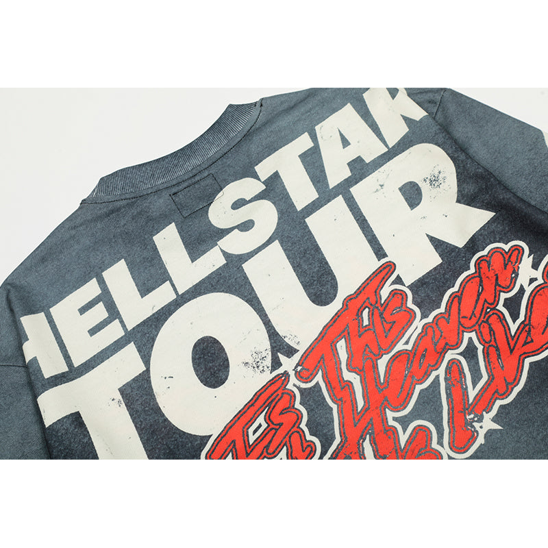 Hellstar Long Sleeve Shirts Hip-hop loose oversize
