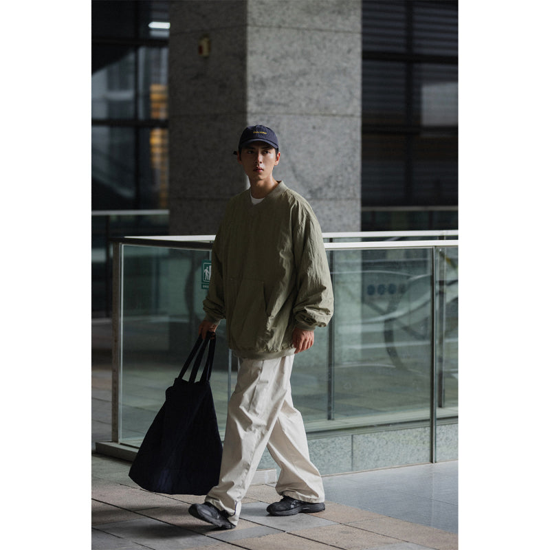 Unisex Jacket Retro Workwear Pullover Jacket Loose Men's Coat
