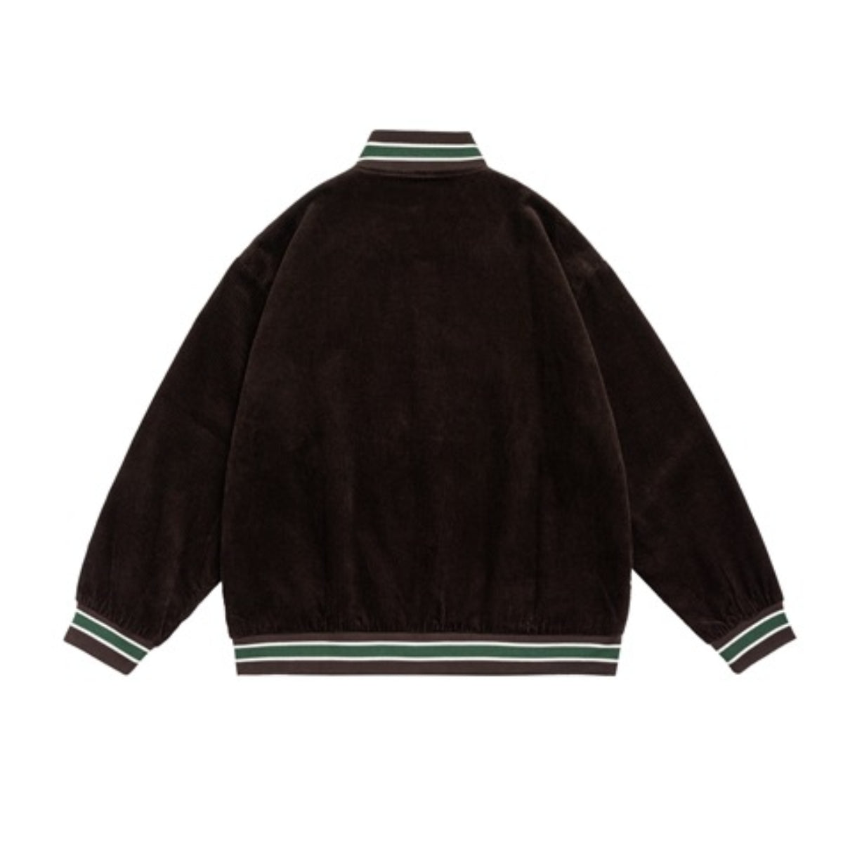 Unisex Jacket Vintage Baseball Uniform Jacket Men's and Women's Loose Embroidered Corduroy Jacket