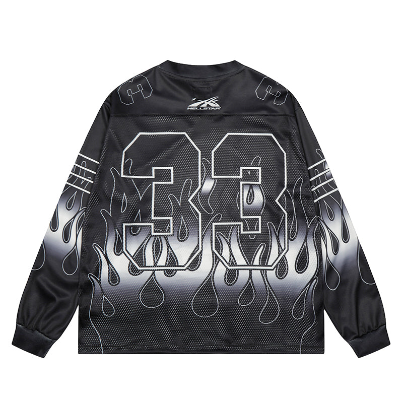 Hellstar Long Sleeve Shirts Hip-hop loose oversize