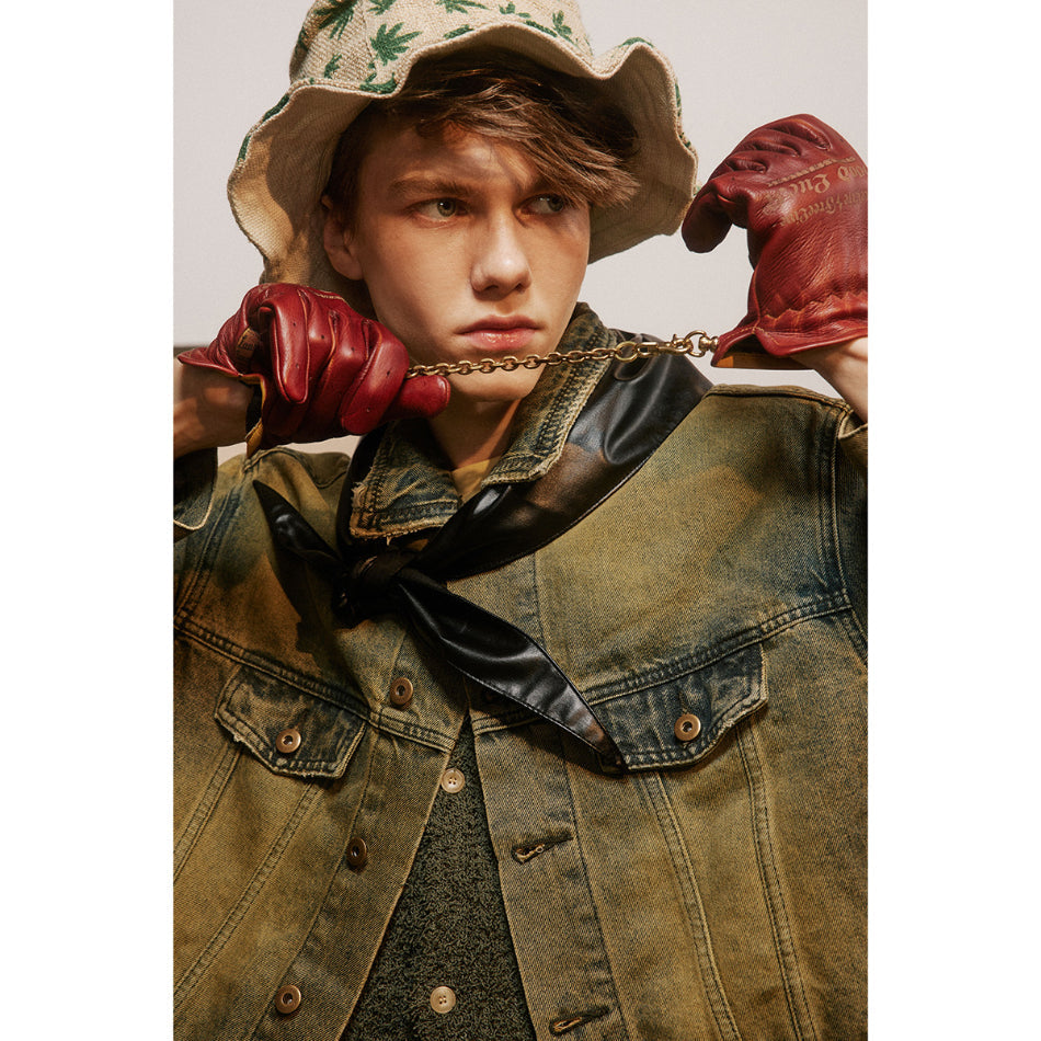 Unisex Jacket Denim Coat Vintage Coat