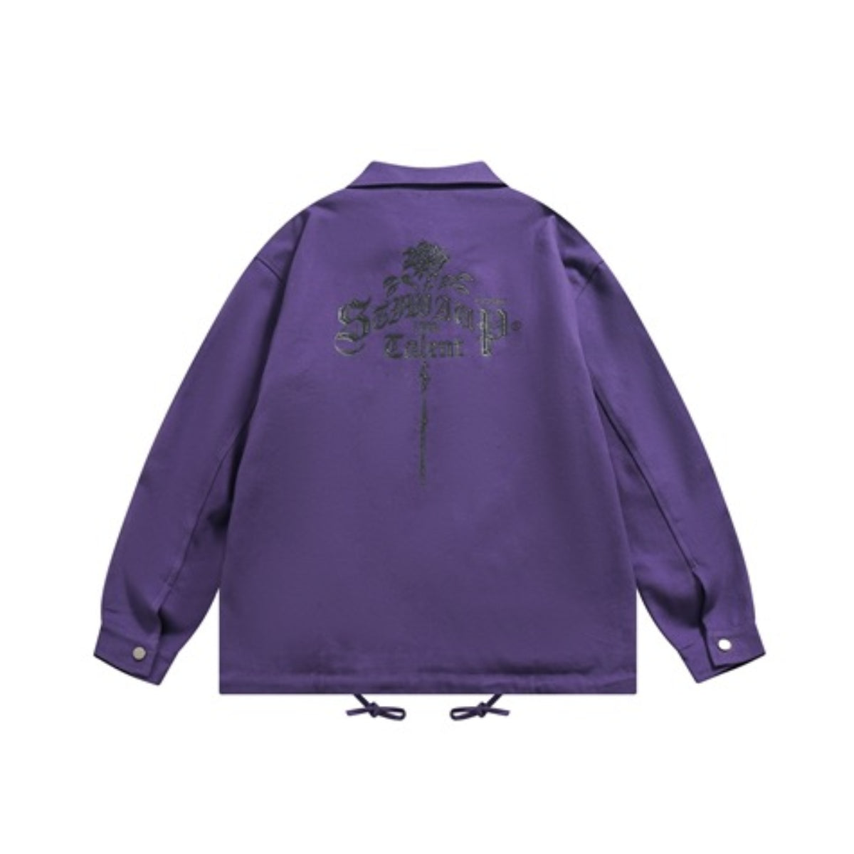 Unisex Jacket Workwear Jacket Lapel Loose Motorcycle Jacket