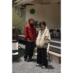 Unisex Jacket Shell Jacket Wind-Resist Tool Wind Hooded Jacket