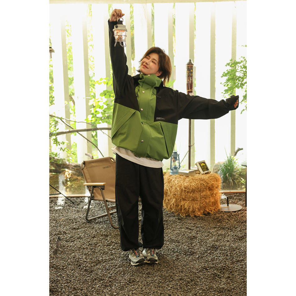 Unisex Jacket Shell Jacket Waterproof Windproof Hood Jacket Coat