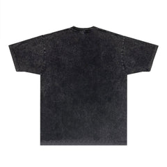 Amiri Washed Distressed T Shirt Printed Trendy Pure Cotton