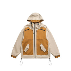 Unisex Jacket Retro Loose Shell Jacket Jacket Hooded Jacket