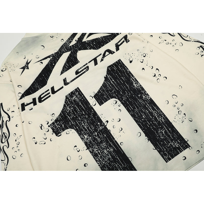 Hellstar Long Sleeve Shirts Hip-hop loose oversize