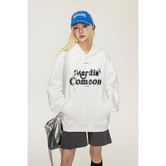 Unisex Jacket Retro Hooded Sweater Loose Spring and Autumn Coat