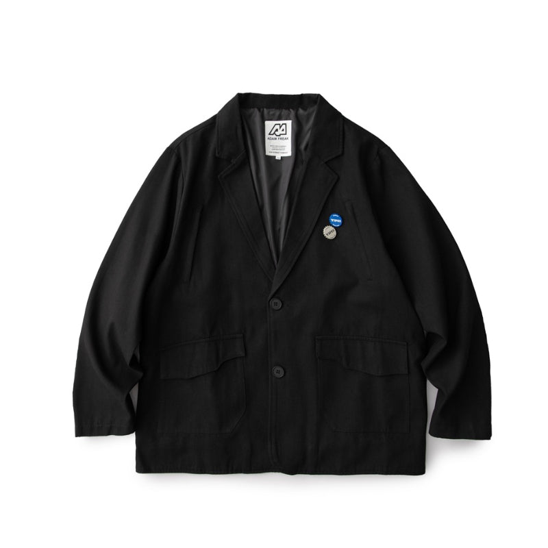 Unisex Jacket Retro Loose Casual Blazer