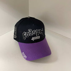 Godspeed hat caps Skull letter embroidered baseball cap Bent brim hat Men's and women's peaked