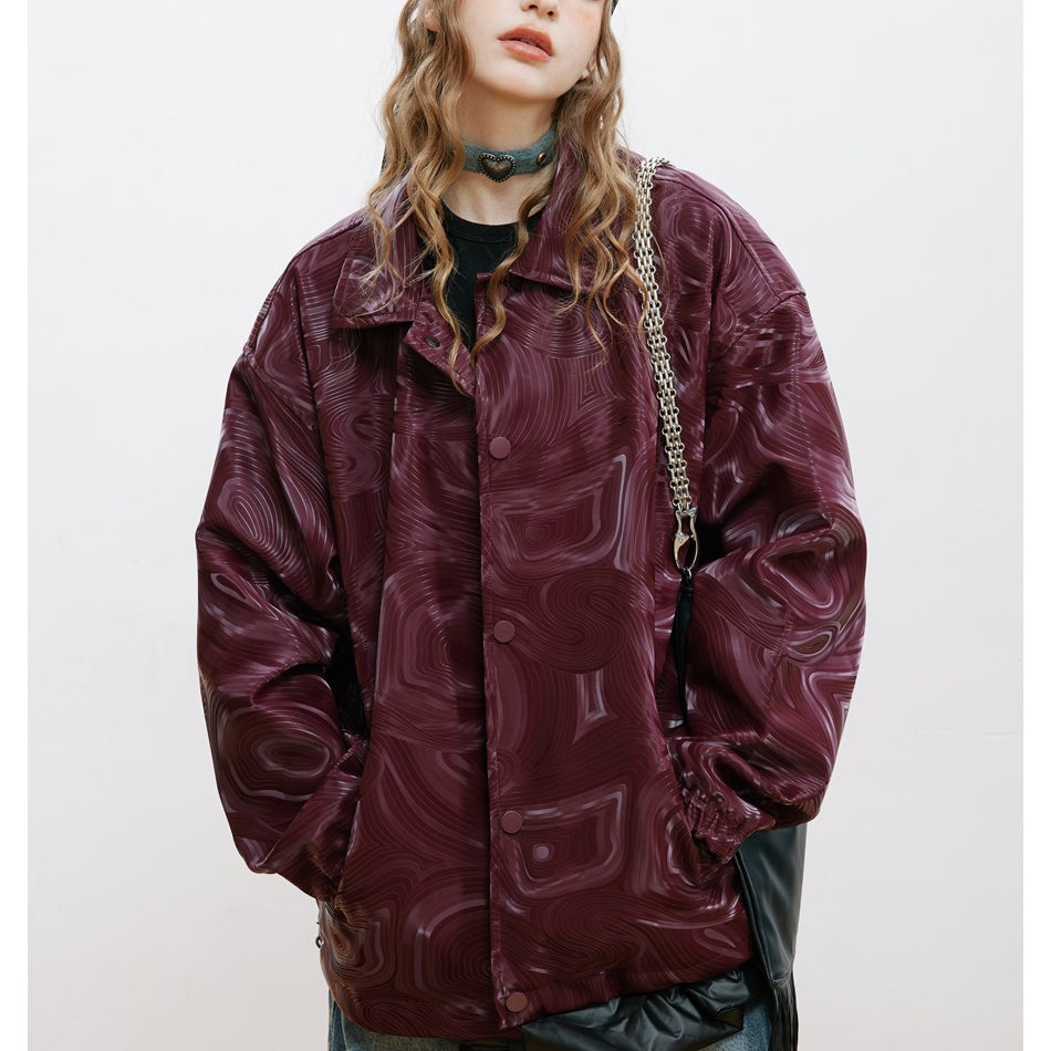 Unisex Jacket Spring and Autumn Lapel PU Leather Jacket for Men and Women Jacket