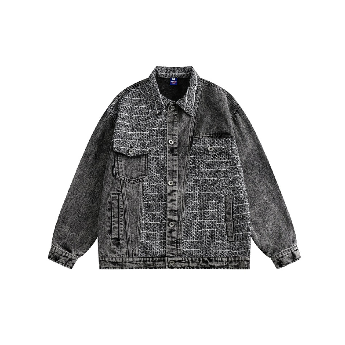 Unisex Jacket Spring and Autumn Denim Jacket Men and Women Loose Overalls