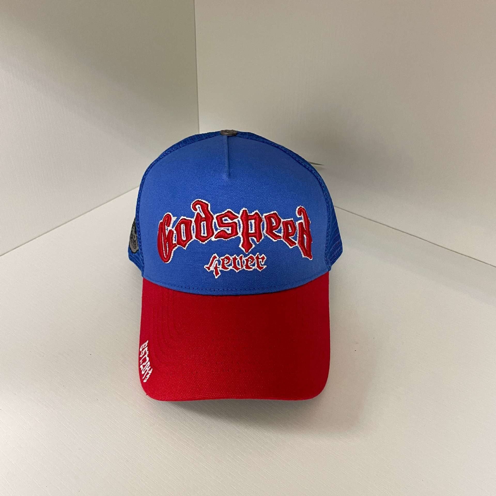 Godspeed hat caps Skull letter embroidered baseball cap Bent brim hat Men's and women's peaked