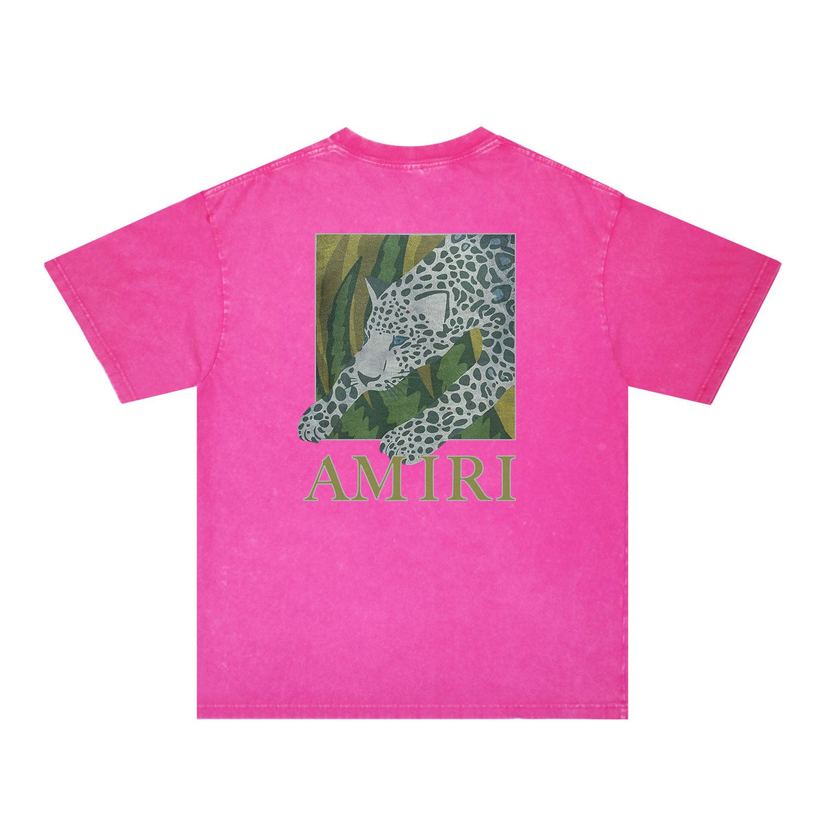 Amiri Washed Distressed T Shirt Printed Trendy Pure Cotton