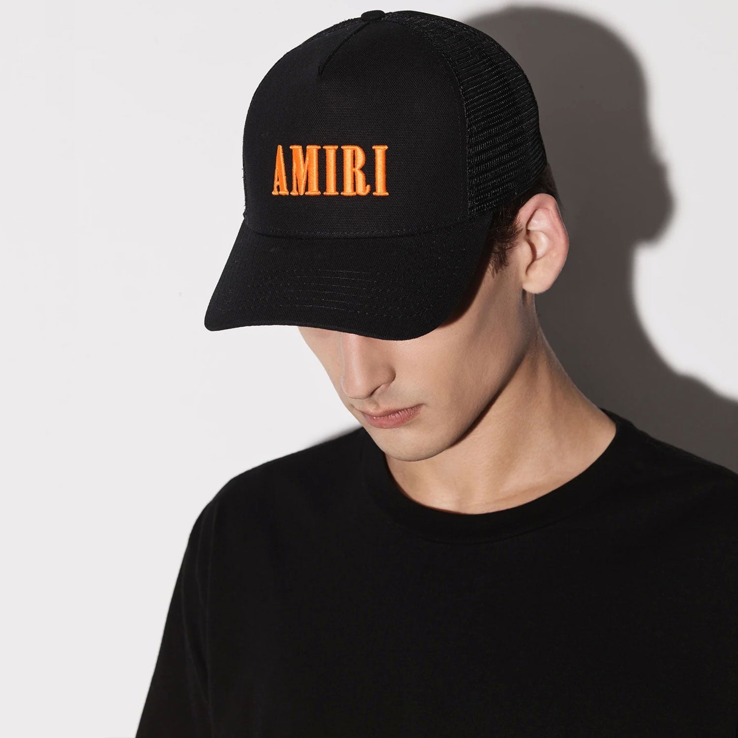 Amiri Hat Peaked Cap Sunshade Beach Casual Hat Adjustable Metal Lock Baseball Cap