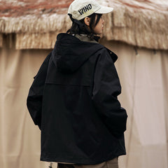 Unisex Jacket Shell Jacket Men's and Women's Coats Mechanical Style Jacket
