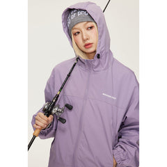 Unisex Jacket Autumn Retro Hooded Jacket for Men and Women Loose Casual Jacket