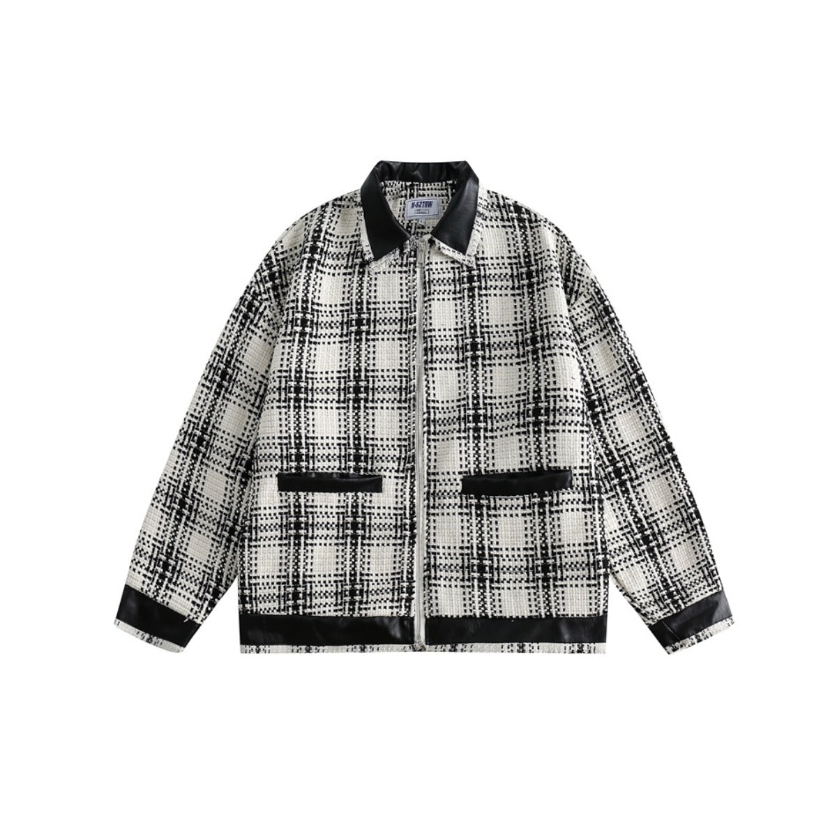Unisex Jacket Vintage Plaid Jacket