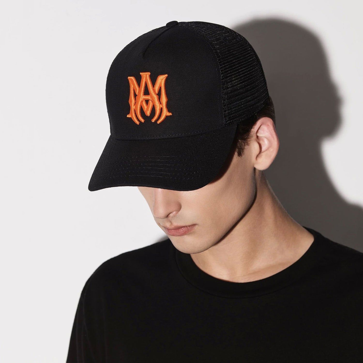 Amiri Hat Peaked Cap Sunshade Beach Casual Hat Adjustable Metal Lock Baseball Cap