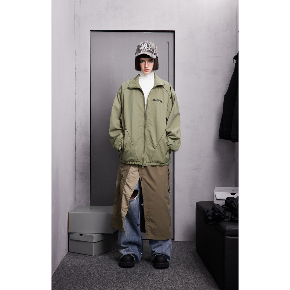Unisex Jacket Casual Stand-up Collar Jacket Men and Women Couple Jacket