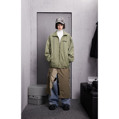 Unisex Jacket Casual Stand-up Collar Jacket Men and Women Couple Jacket