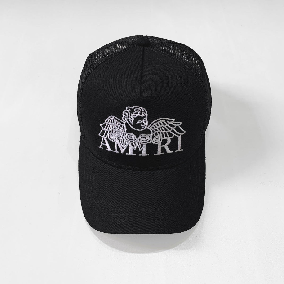 Amiri Hat Peaked Cap Sunshade Beach Casual Hat Adjustable Metal Lock Baseball Cap