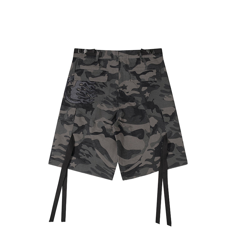 Hellstar Shorts Camouflage embroidery
