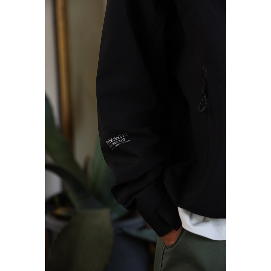 Unisex Jacket Shell Jacket Waterproof Wind-Resist Tool Wind-Resistant Hooded Jacket