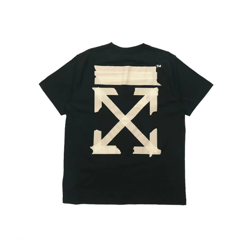 OFF White t shirt ow Arrow Tape Streetwear