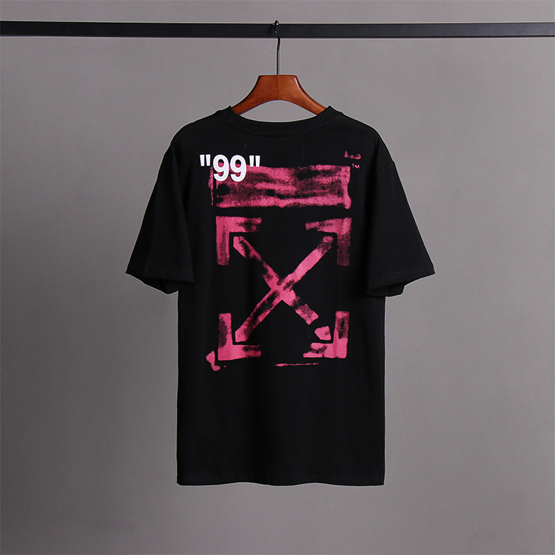 OFF White t shirt OW Arrow Tape Streetwear
