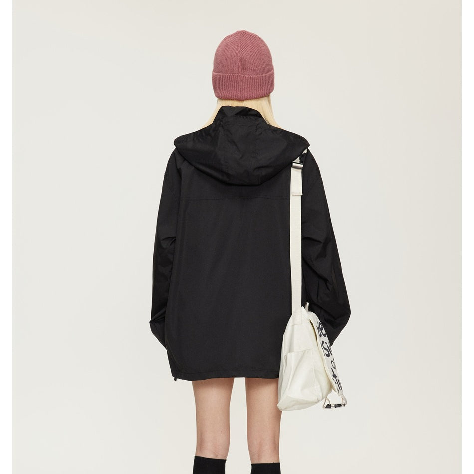 Unisex Jacket Mechanical Style Outdoor Jacket Coat Hooded Hooded Jacket