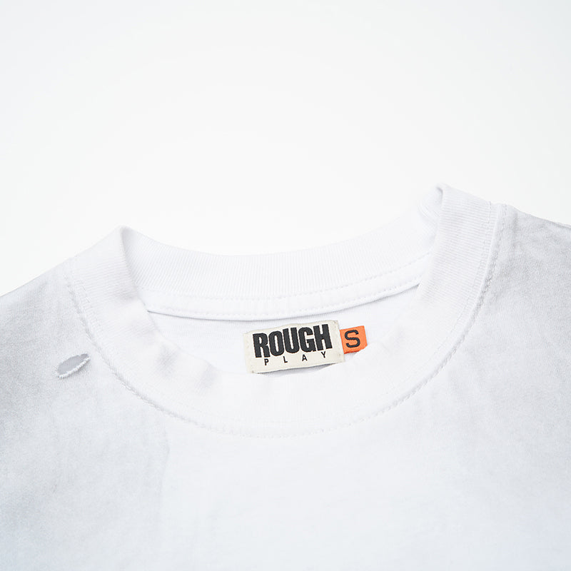 Rough Play T Shirts RoughPlay Love T-Shirt with rhinestones