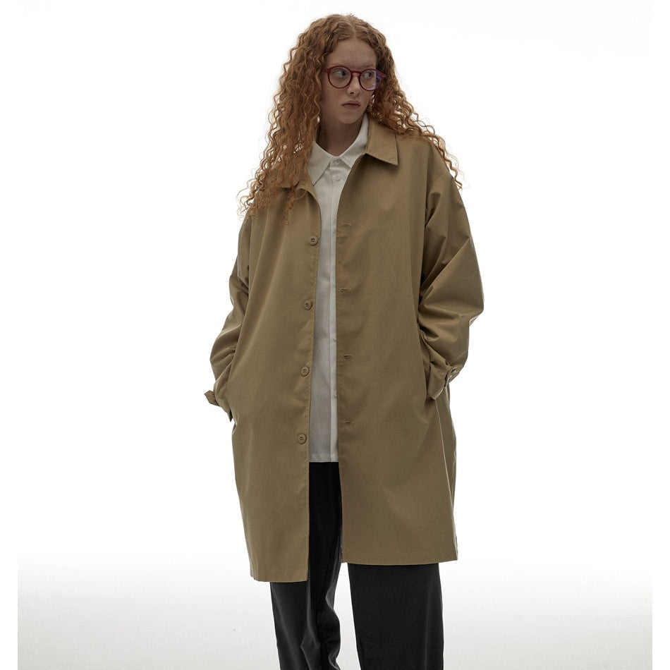Unisex Jacket Retro Workwear Loose Top Coat