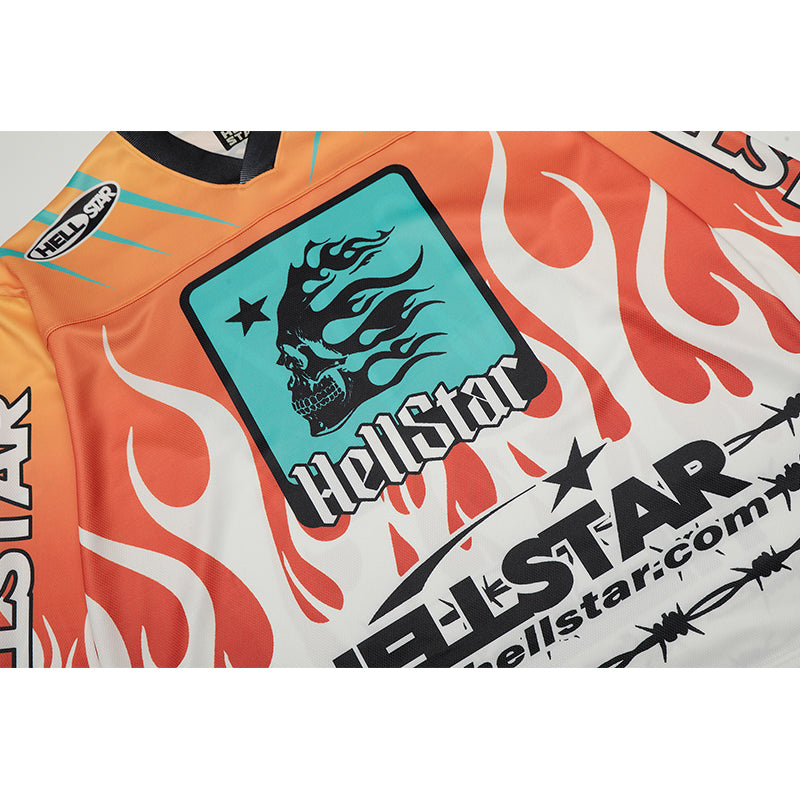 Hellstar Long Sleeve Shirts Hip-hop loose oversize