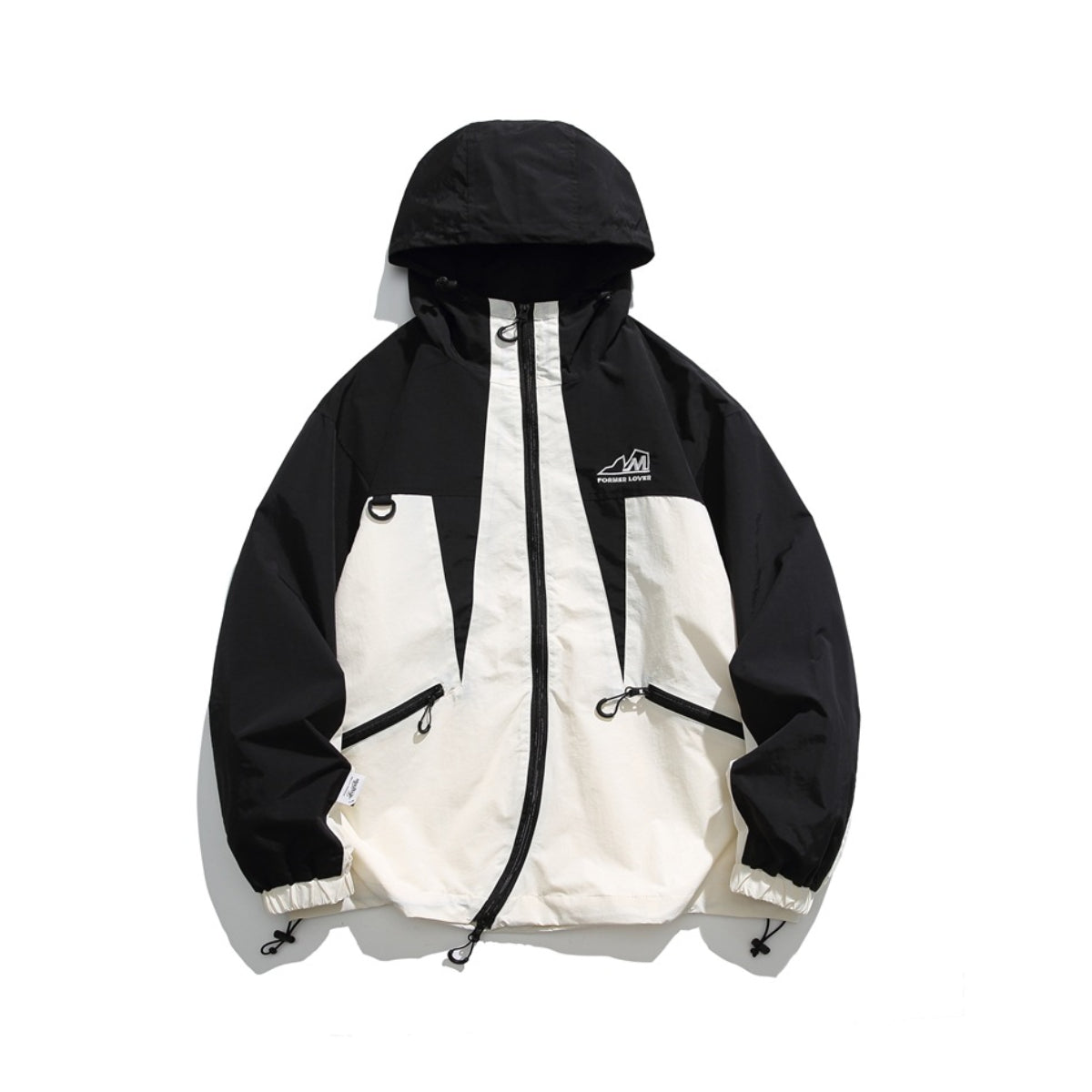 Unisex Jacket Shell Jacket Men and Women Same Style Loose Hooded Coat