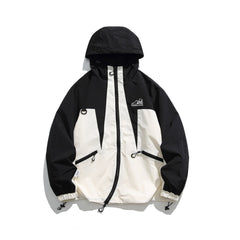 Unisex Jacket Shell Jacket Men and Women Same Style Loose Hooded Coat