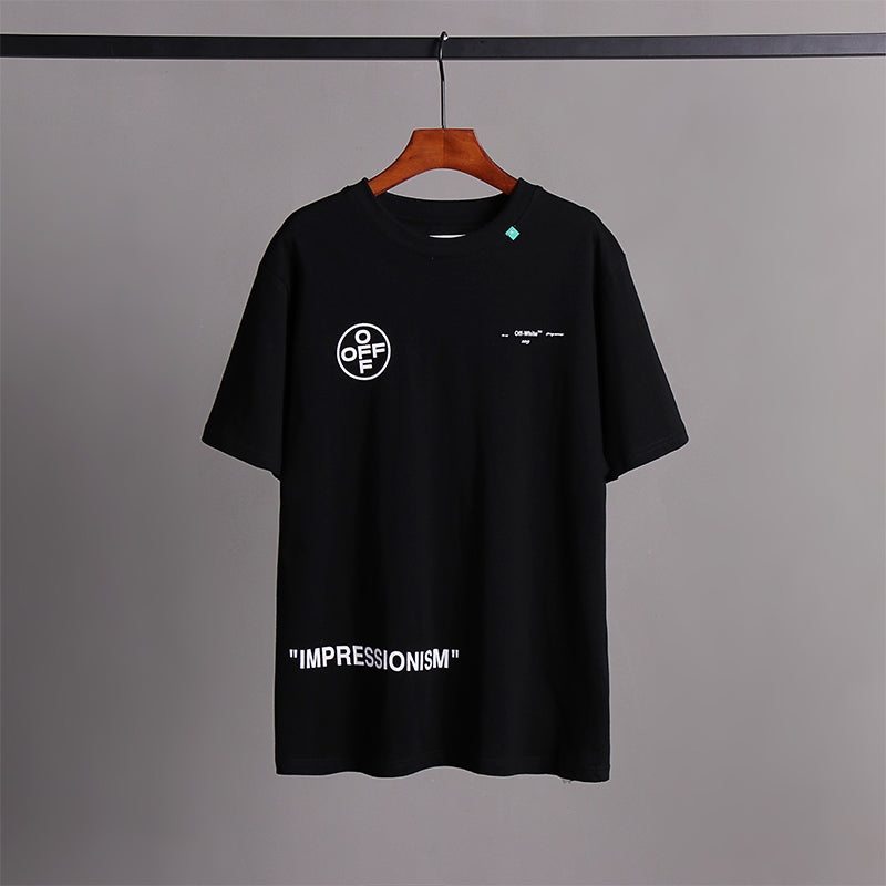 OFF White t shirt OW Arrow Tape Streetwear