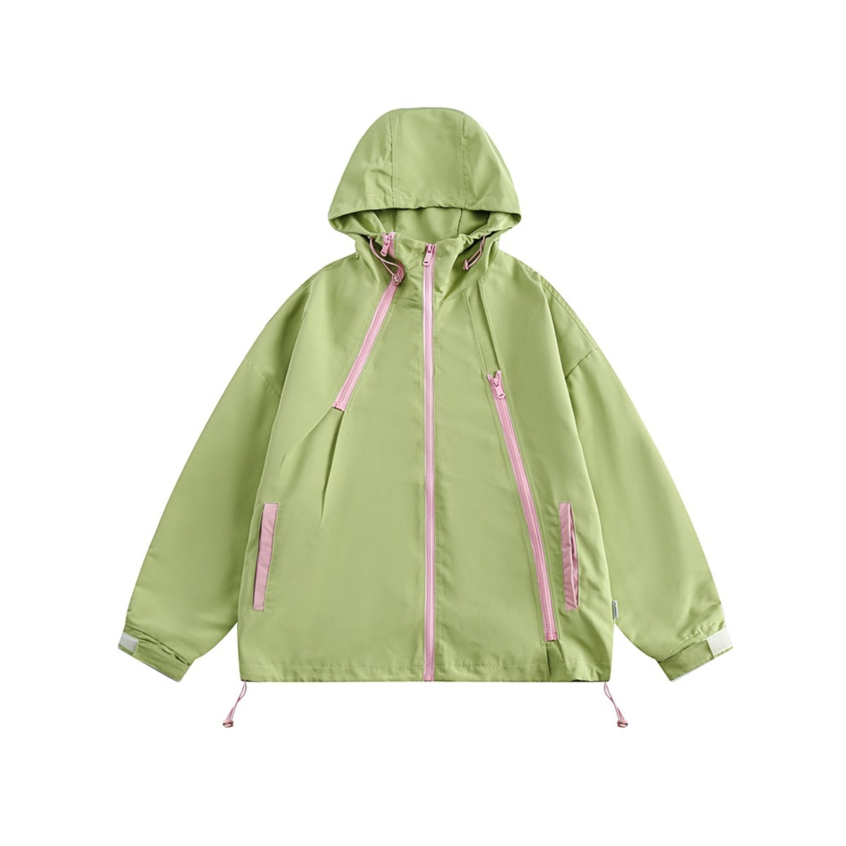 Unisex Jacket Zipper Mechanical Style Outdoor Jacket Coat Hooded Jacket