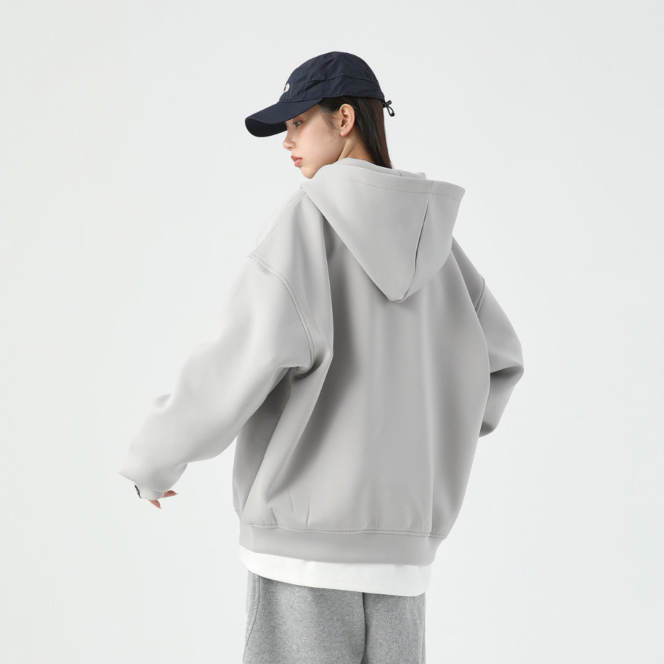 Unisex Jacket Loose Top Space Cotton Hooded Jacket