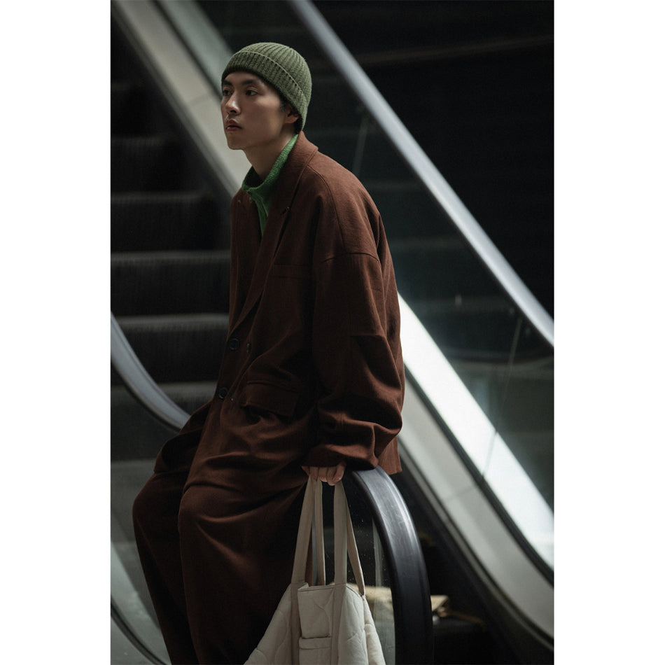 Unisex Jacket Vintage Leisure Suit Corduroy Workwear Jacket Men's Loose Spring and Autumn Coat