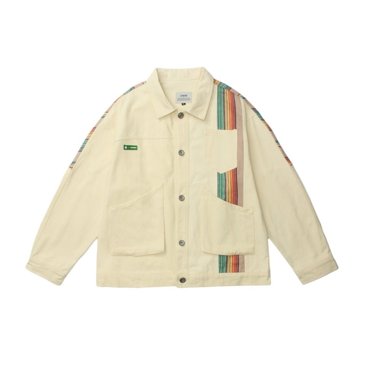 Unisex Jacket Autumn Vintage Multi-Pocket Jacket Lapel Overalls