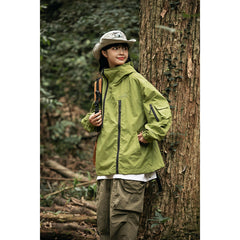 Unisex Jacket Jacket Loose Hooded Jacket Men and Women Couple Functional Style Jacket