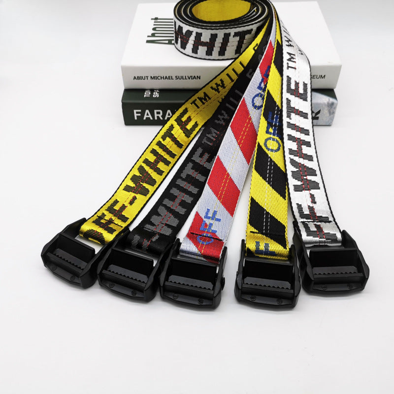 Off White Belt Webbing Canvas Belt